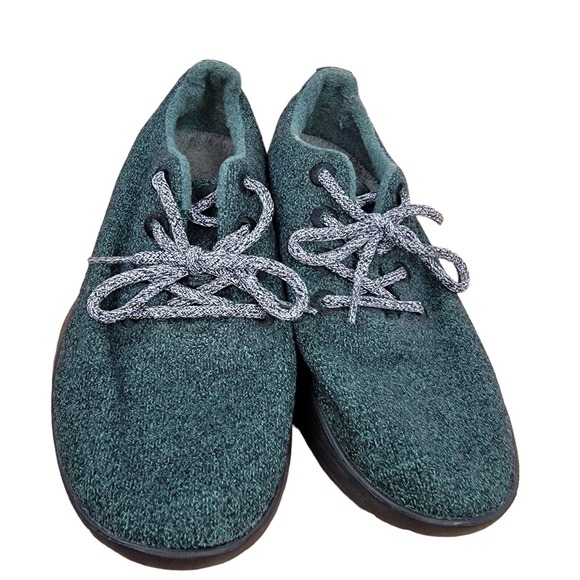 Allbirds Women's Wool Runner-Up Mizzle Deep Emerald Green Size 10 - Picture 4 of 7